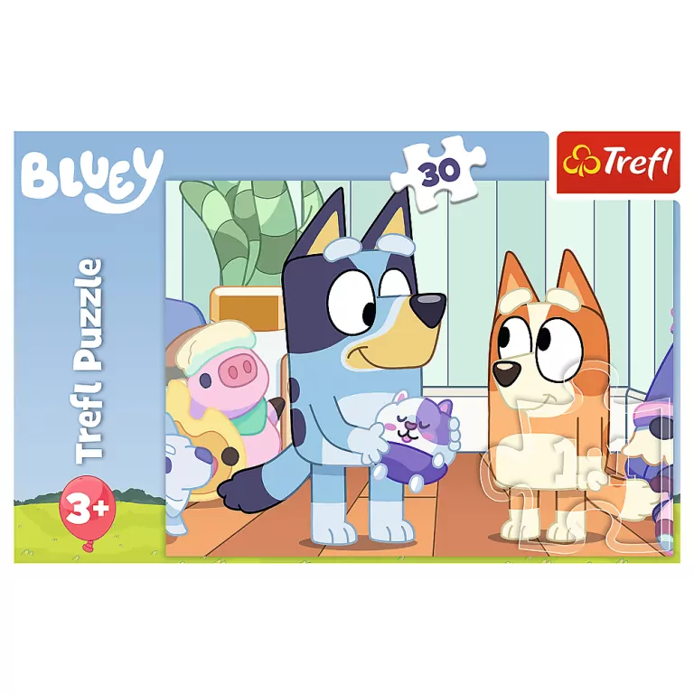 Puzzle 30 Z Bluey zawsze jest wesołoTREFL - tantis.pl