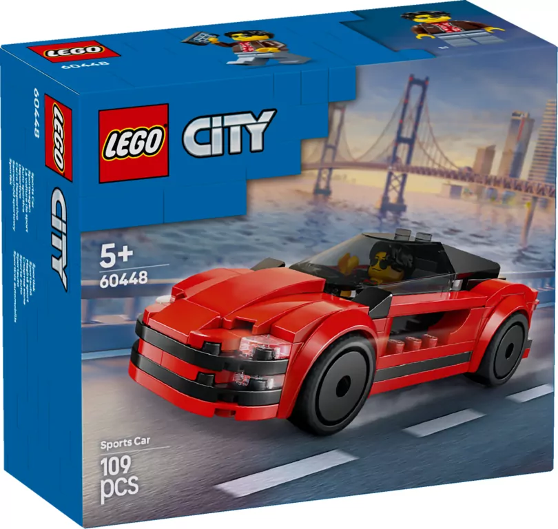 LEGO® Czerwony samochód sportowy 60448 - tantis.pl