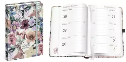 Kalendarz 2026 książkowy B6/192K Mat+UV Flowers