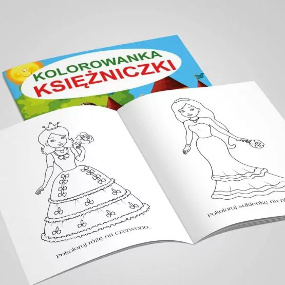 Księżniczki. Kolorowanka - tantis.pl