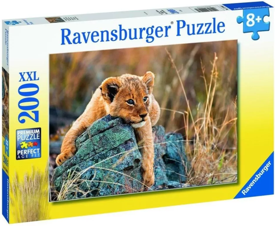 Puzzle 200 elementów XXL Mały lew 129461 - tantis.pl