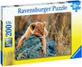 Puzzle 200 elementów XXL Mały lew 129461 - tantis.pl