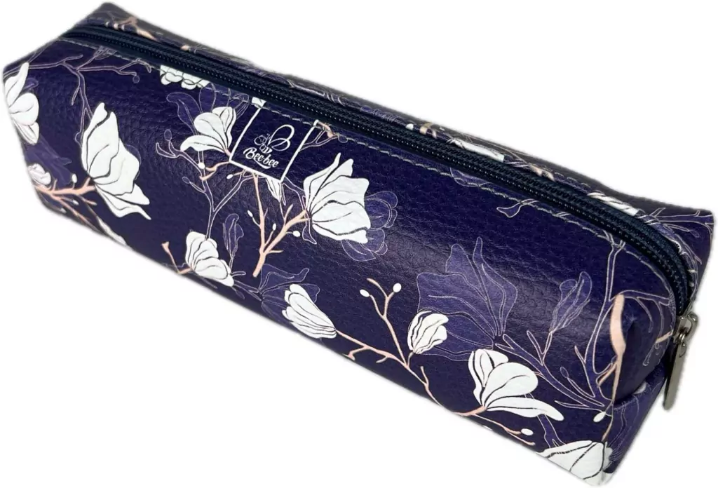 Piórnik szkolny młodzieżowy prostokąt kostka Magnolie Dark Blue - tantis.pl
