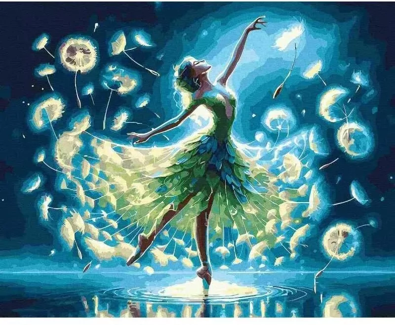 Malowanie po numerach - Stąpając po niebie 40x50cm - tantis.pl