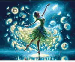 Malowanie po numerach - Stąpając po niebie 40x50cm