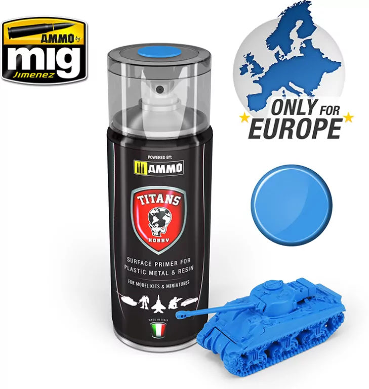 Ammo: Titans Matt Primer - Space Blue - tantis.pl