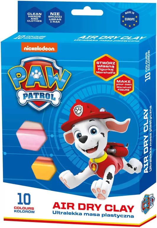 Masa plastyczna Paw Patrol Marshall 10 kolorów - tantis.pl