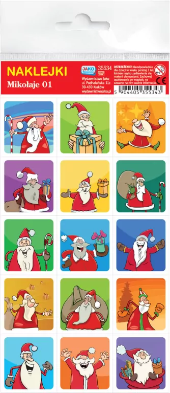 Naklejki. Mikołaje - tantis.pl