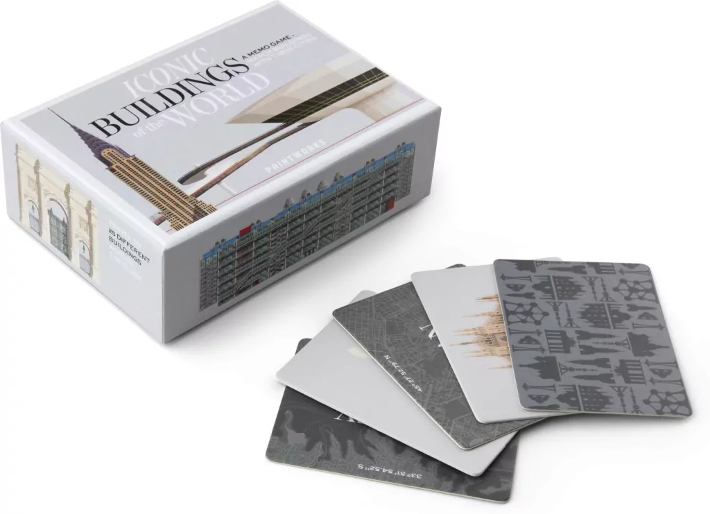 Gra karciana Memory. Iconic Buildings - tantis.pl