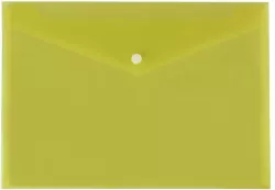 Teczka koperta A4 satyna żółta