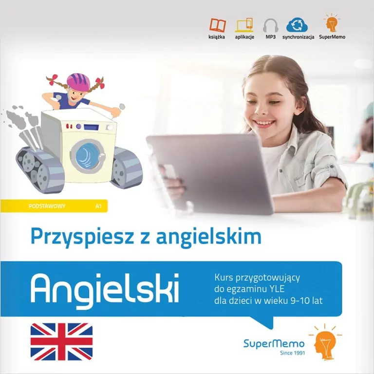 Przyspiesz z angielskim. A1. Kurs przygotowujący do egzaminu YLE dla dzieci w wieku 9-10 lat - tantis.pl