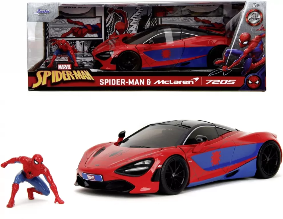 Jada Spider-Man McLaren 1:24+figurka - tantis.pl