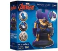 Trefl. Puzzle drewniane. Thanos na tronie, 160 elementów - tantis.pl