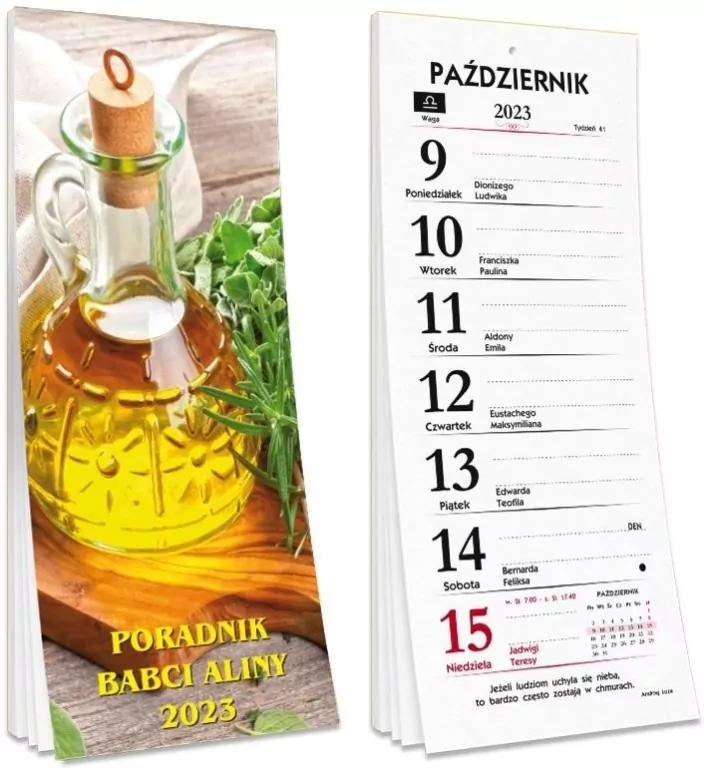 Kalendarz 2023 Tygodniowy SD1 MIX - tantis.pl