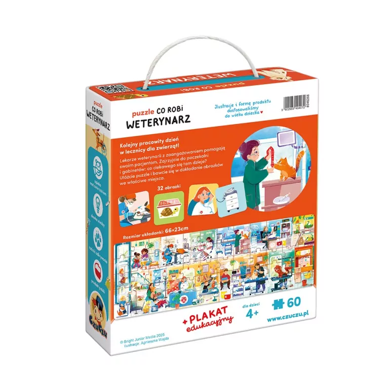 CzuCzu. Puzzle Co robi weterynarz. 4+ - tantis.pl