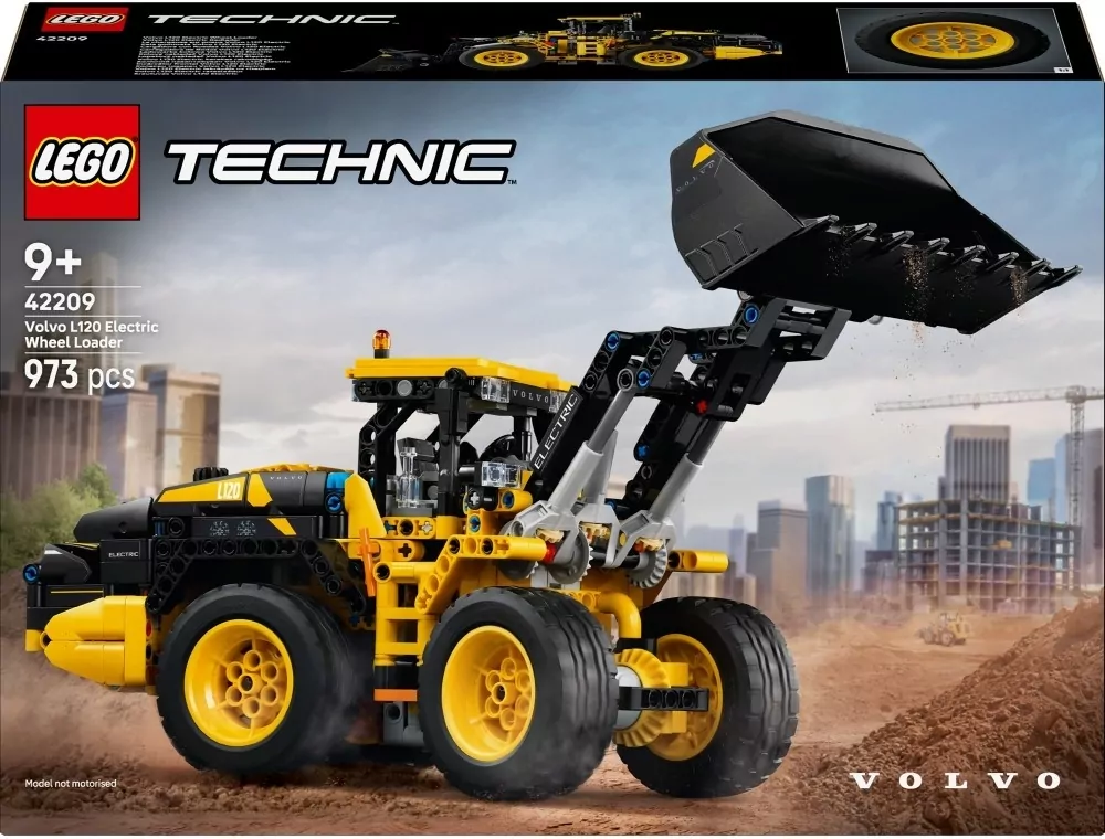 LEGO® Technic. Ładowarka kołowa Volvo L120 Electric 42209 - tantis.pl