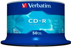 PLYTA CD-R 700MB VERBATIM X52 CAKE PUD OP50SZT - tantis.pl