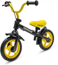 Rowerek biegowy z hamulcem Traveller czarny