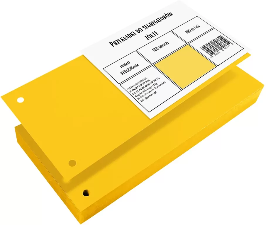 PRZEKLADKA 105X235 KART ZOL OP100SZT NETU - tantis.pl