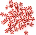 Koraliki polimerowe cukierki swiąteczne 1cm 48szt - tantis.pl
