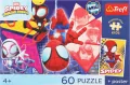 Puzzle 60 Spidey Niesamowita przygoda+plakatTREFL - tantis.pl