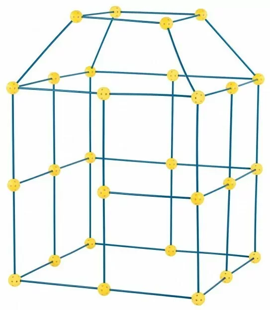 Zwariowany namiot. Żółto-niebieski - tantis.pl