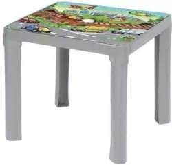 Stolik plastikowy pastel szary