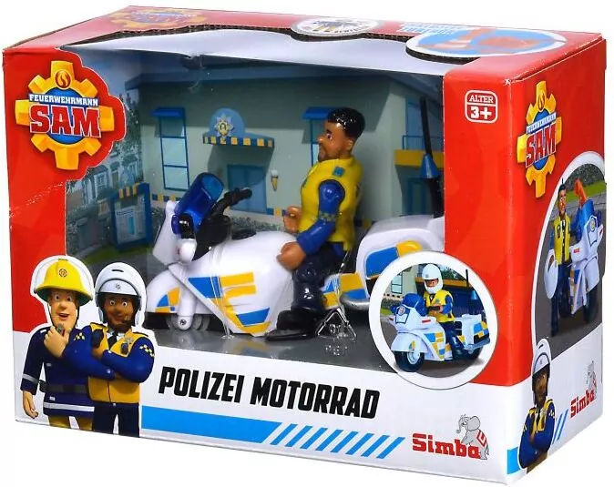 Motor policyjny z figurką. Strażak Sam - tantis.pl