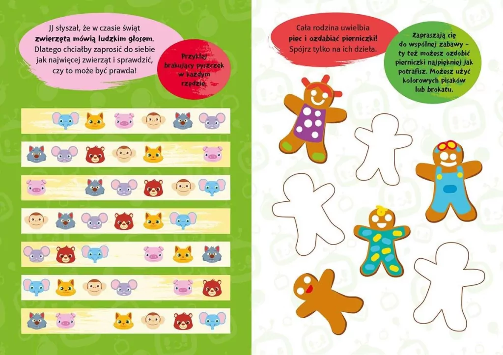 Cocomelon. Zimowy zeszyt zadań z naklejkami - tantis.pl