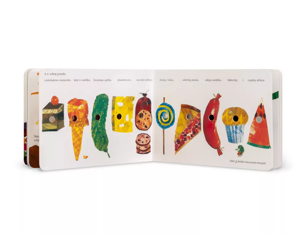 Bardzo głodna gąsienica mała - tantis.pl