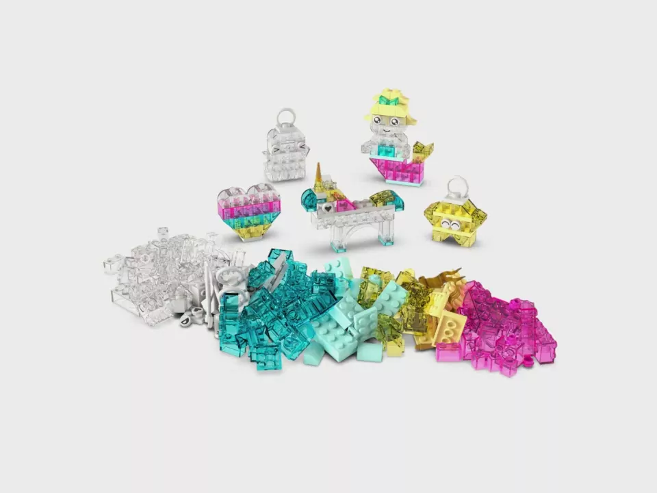 LEGO® Classic. Magiczny zestaw z przezroczystymi klockami 11040 - tantis.pl
