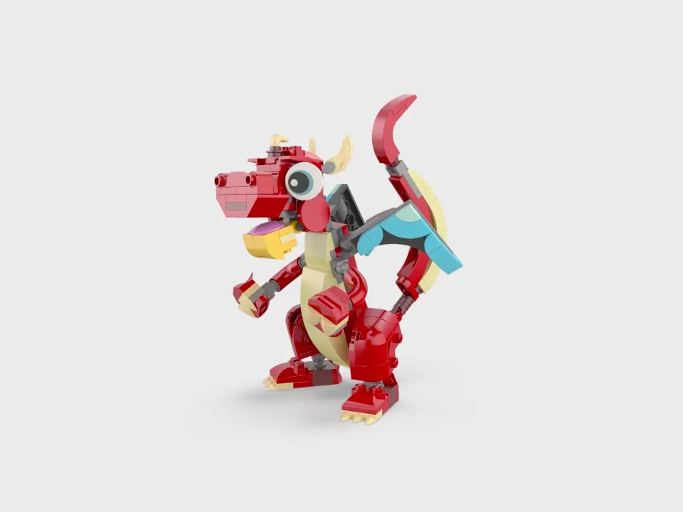 LEGO® Creator. Czerwony smok 31145 - tantis.pl