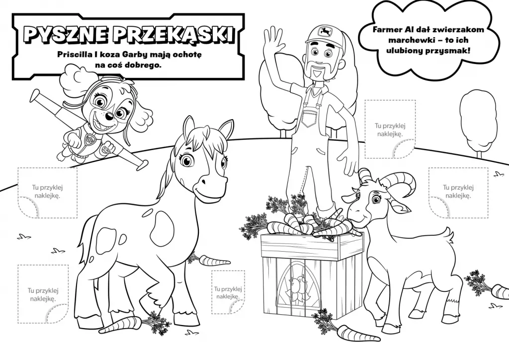 Pieski na farmie. Wzory i Kolory. Psi Patrol - tantis.pl