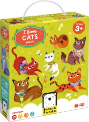 I Love Cats. Puzzle 3+