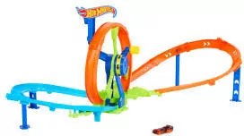 Hot Wheels Stunt Tracks Pętla tor samochod. + auto - tantis.pl