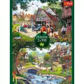 Trefl. Puzzle 2x500 Sielankowe życie - tantis.pl