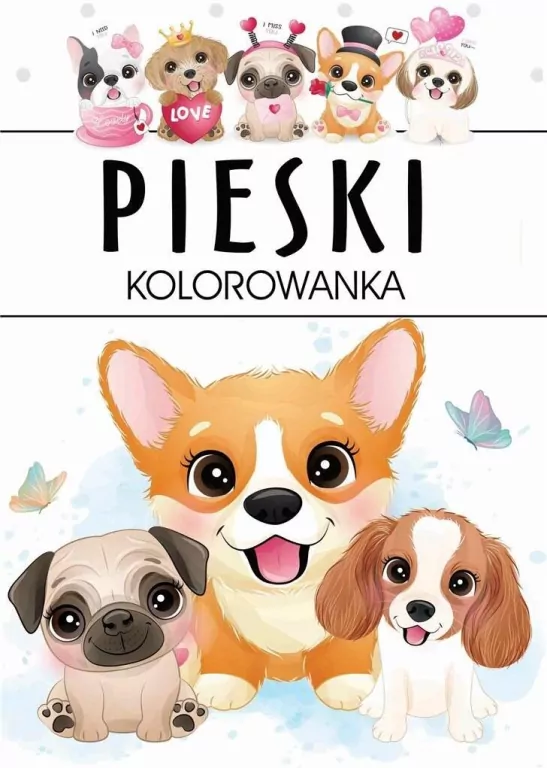 Pieski kolorowanka - tantis.pl