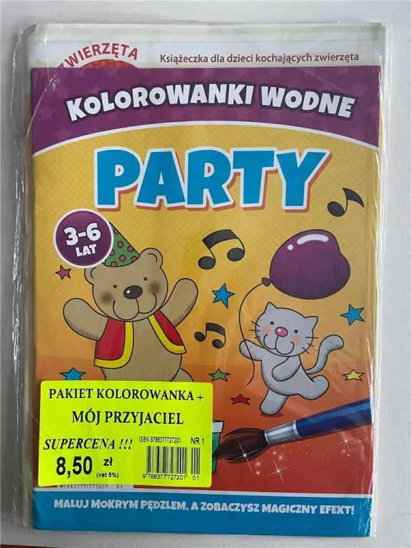 Pakiet Kolorowanki wodne + Mój Przyjaciel - tantis.pl