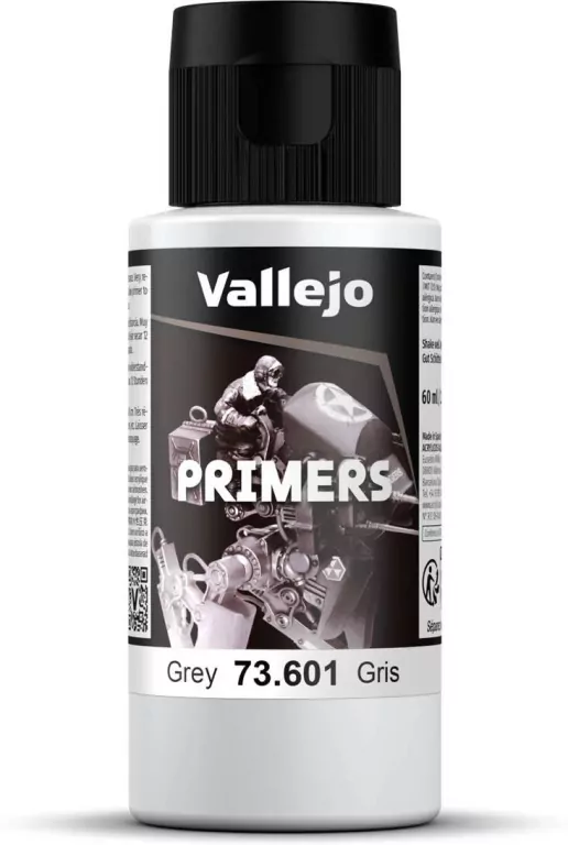 VALLEJO Podkład Akryl-Po liuretan. Szary60 ml - tantis.pl