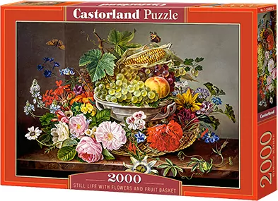 Puzzle 2000. Koszyk owoców i kwiatów - tantis.pl