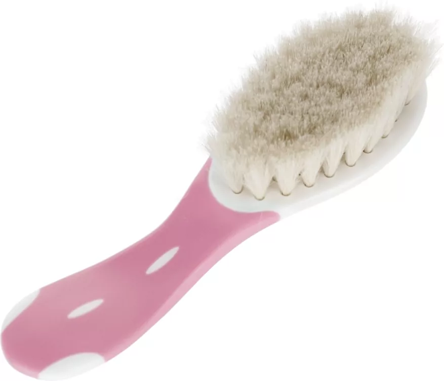 NUK. Szczotka dla niemowląt miękka. Różowa - tantis.pl