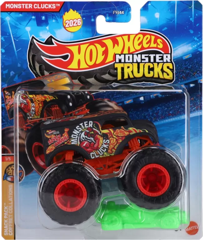Hot Wheels. Monster Trucks Pojazd 1:64 - tantis.pl