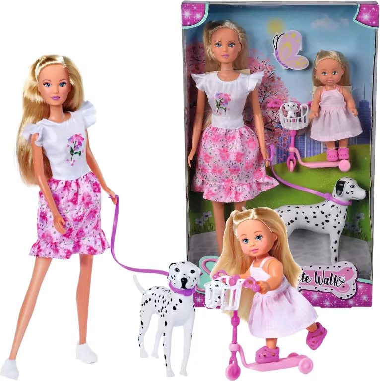 Steffi i Evi na spacerze z psem - tantis.pl