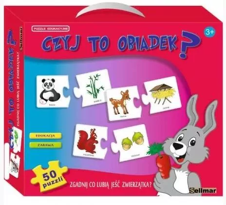 Czyj to obiadek? Puzzle edukacyjne - tantis.pl