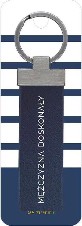 Brelok prezentowy z napisem Mężczyzna Doskonały - tantis.pl