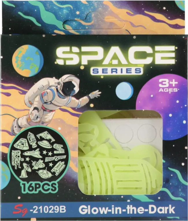 DEKORACJA SCIEN FLUORESC UFO 9X11X2 MIX2 MC 480 - tantis.pl