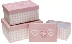 Pudełko prezentowe krata ROZETTE