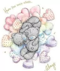 Kartka okolicznościowa Misie z serduszkami