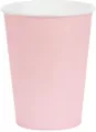 Kubeczki papierowe jasny różowy 250ml 6szt - tantis.pl