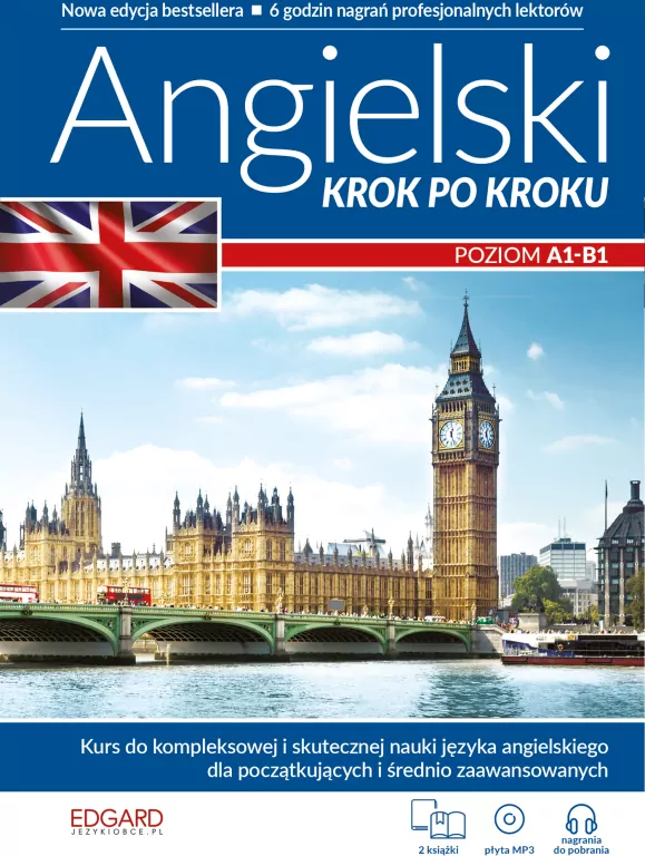 Angielski Krok po kroku. Poziom A1-B1 - tantis.pl